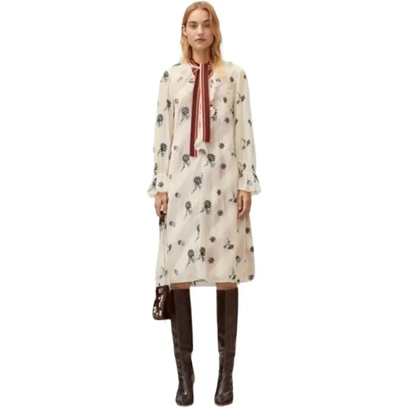 Tory Burch midi dress sz 10-NWT - Picture 1 of 13